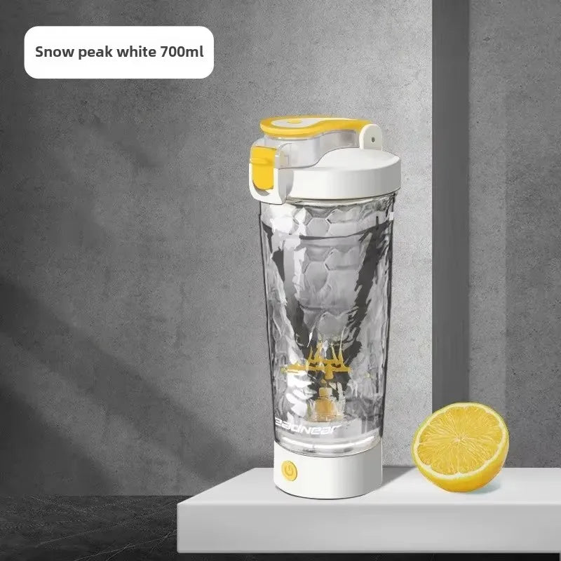 Vaso Batidor Eléctrico Portátil – Batidora Automática para Leche en Polvo y Proteínas, Shaker Recargable para Casa, Viajes, Exterior y Gimnasio