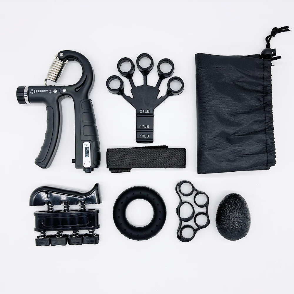 Kit de Pinza Contable de Fuerza – Ejercitador de Dedos, Estirador de Dedos, Entrenamiento de Agarre, Rehabilitación de Artritis y Entrenamiento de Recuperación de la Mano