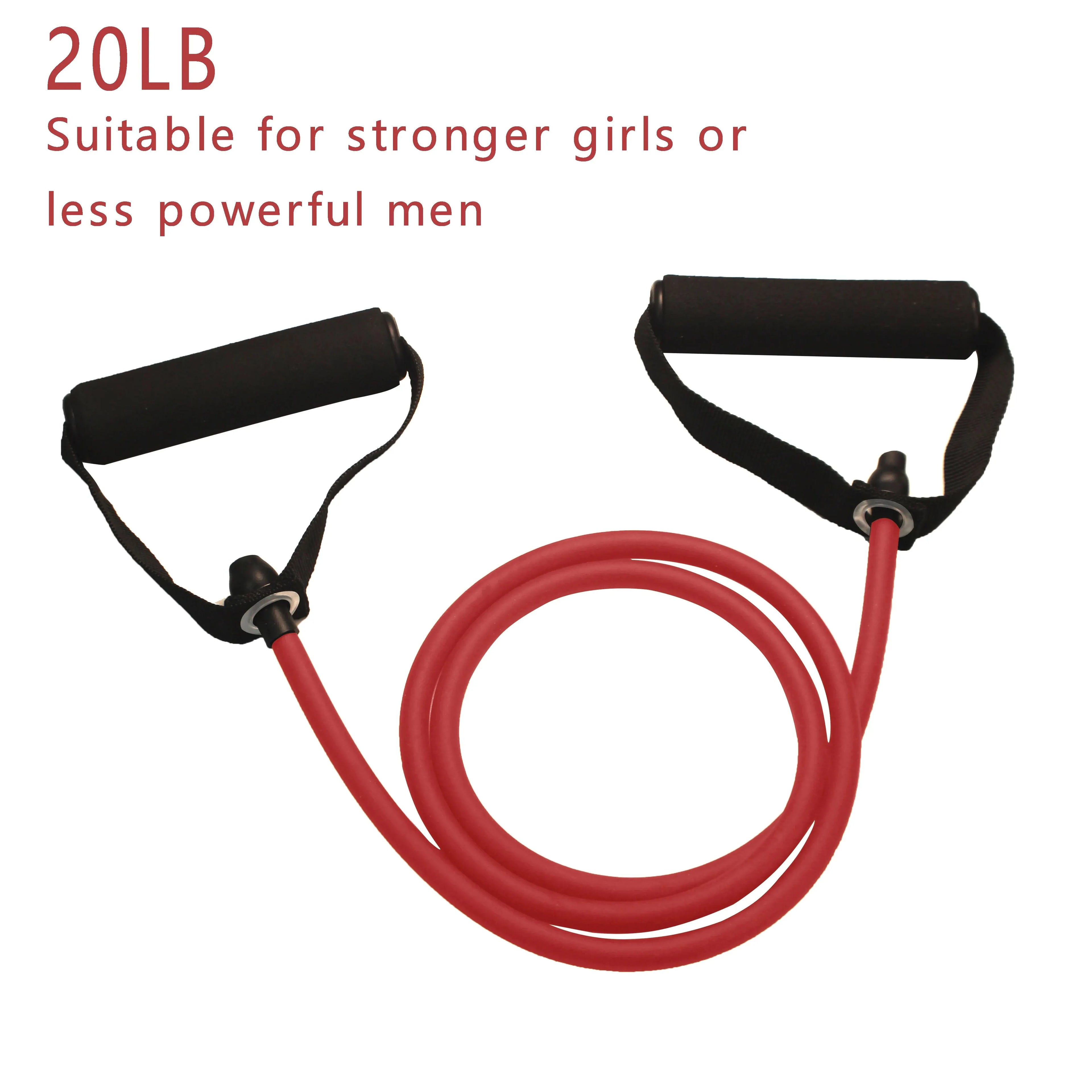 Bandas de Resistencia con Asas – Bandas de Ejercicio y Entrenamiento para Hombres y Mujeres, Equipo de Fuerza para Entrenar en Casa