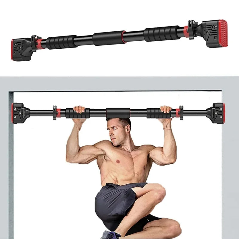 Barra Horizontal de Fitness para Casa – Barra de Dominadas para Interior sin Taladrar, Equipo de Entrenamiento y Estiramientos para Puerta