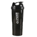 Vaso Shaker de Proteínas Portátil 500 ml – Botella Deportiva con Compartimento para Polvo y Bola Batidora de Alambre para Gimnasio y Fitness